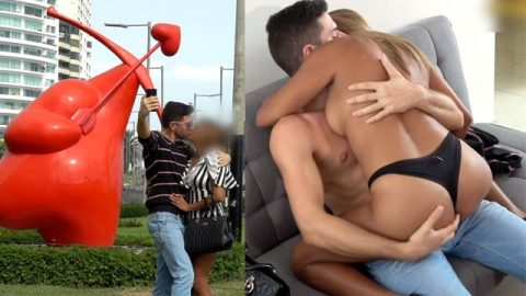 Fake Ass Hot Peruvian Milf Can't Get Enough Of The Big White Dick