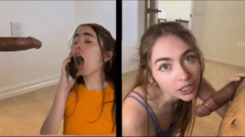 “OOPS! I accidentally sucked your dick” Funny Blowjob Porn Silly Stepsis (Parts 1 & 2) with Captions